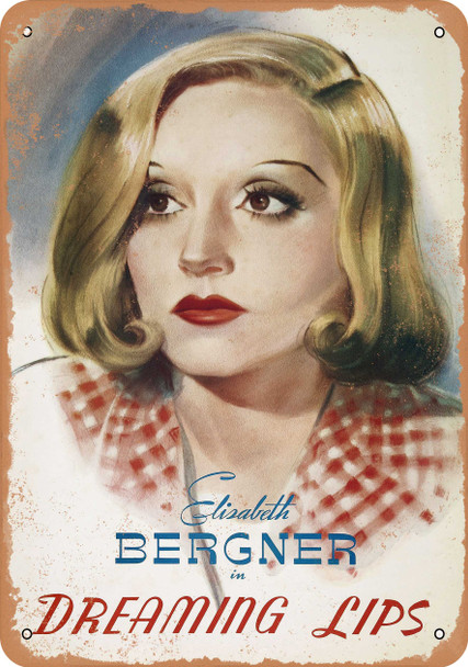 Dreaming Lips (1937) - Metal Sign