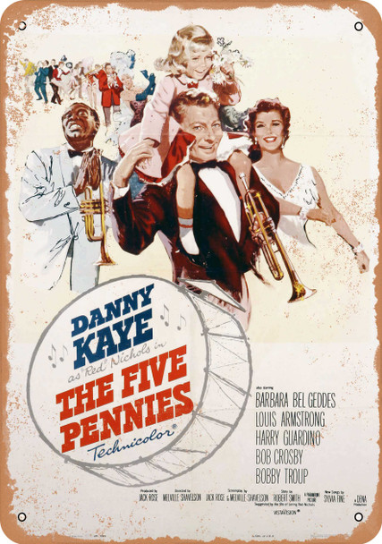 Five Pennies (1959) - Metal Sign
