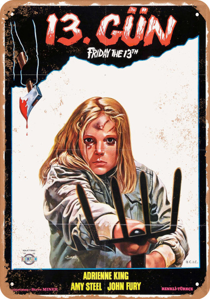 Friday the 13th Part 2 (1981) 2 - Metal Sign