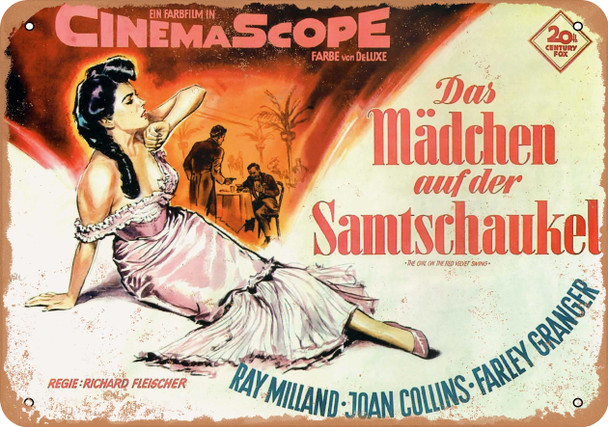 Girl in the Red Velvet Swing (1955) 1 - Metal Sign