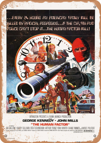 Human Factor (1975) - Metal Sign