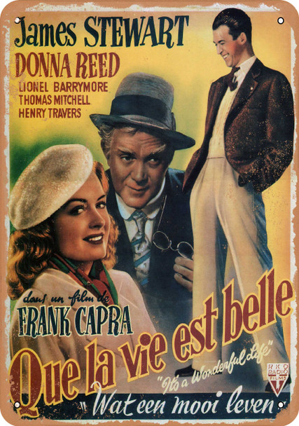 It's a Wonderful Life (1947) - Metal Sign