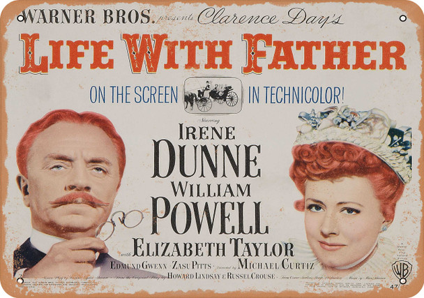 Life With Father (1947) 1 - Metal Sign
