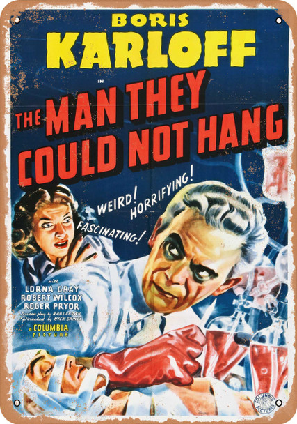 Man They Could Not Hang (1939) - Metal Sign