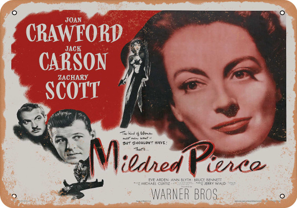 Mildred Pierce (1945) 2 - Metal Sign