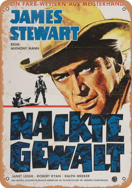 Naked Spur (1953) 5 - Metal Sign