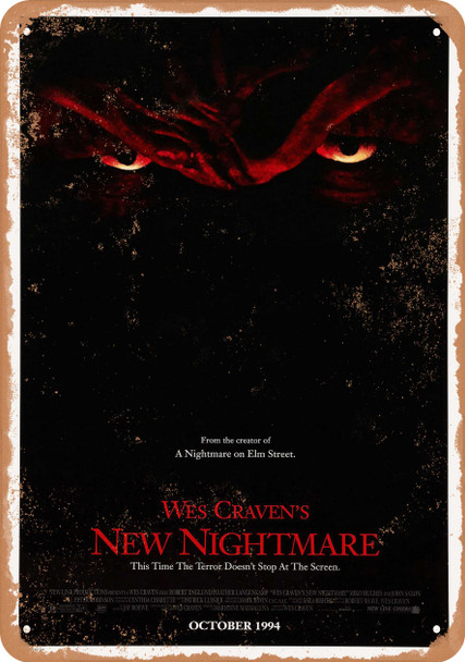 New Nightmare (1994) - Metal Sign