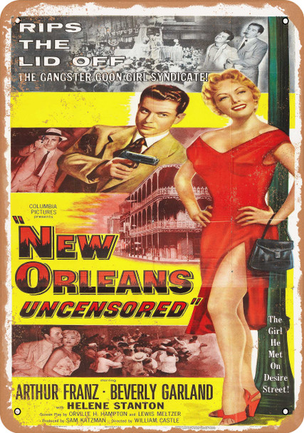 New Orleans Uncensored (1955) 1 - Metal Sign