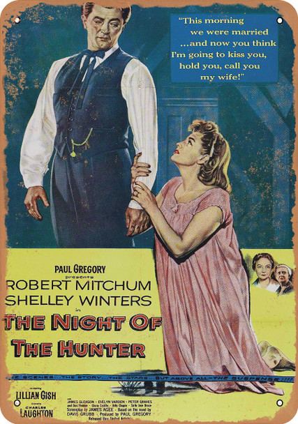 Night of the Hunter (1955) - Metal Sign