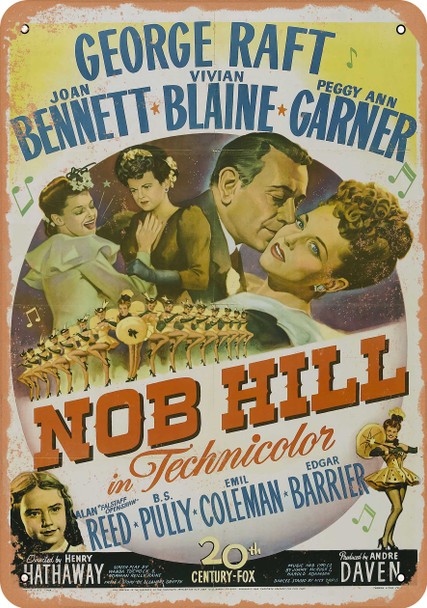 Nob Hill (1945) - Metal Sign