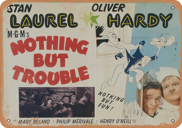 Nothing But Trouble (1944) 12 - Metal Sign