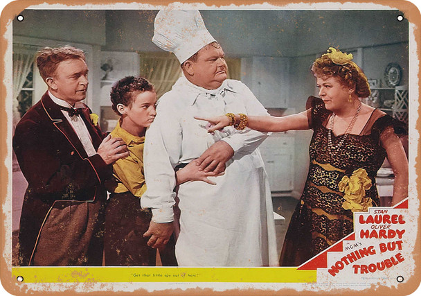 Nothing But Trouble (1944) 7 - Metal Sign