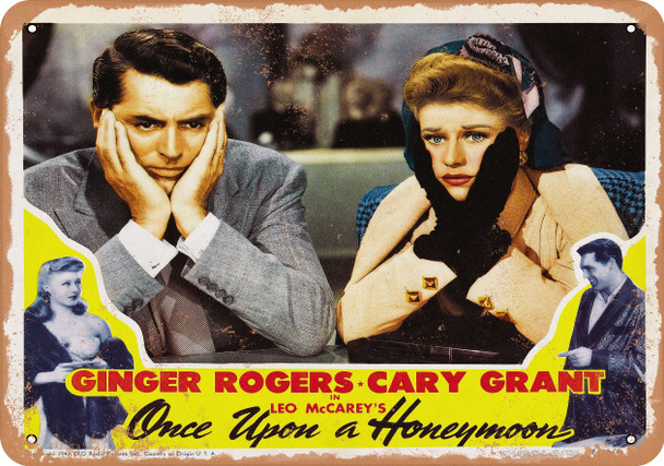 Once Upon a Honeymoon (1942) 4 - Metal Sign