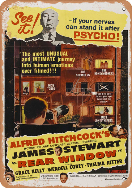 Rear Window (1954) 4 - Metal Sign