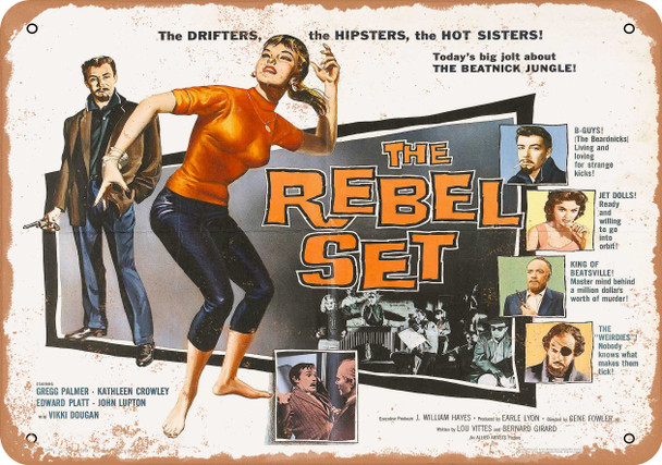 Rebel Set (1959) 1 - Metal Sign