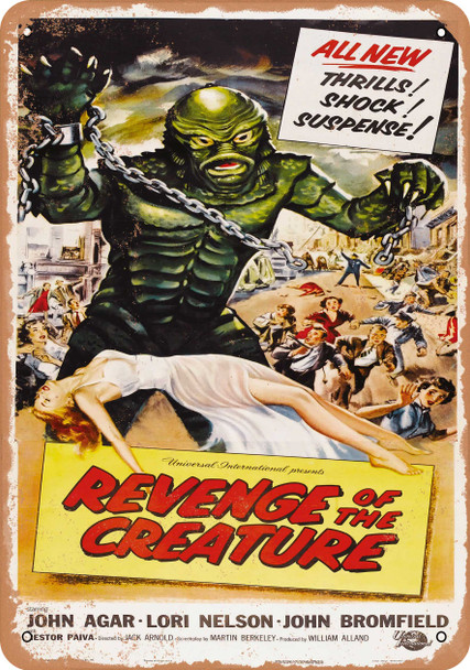 Revenge of the Creature (1955) 1 - Metal Sign