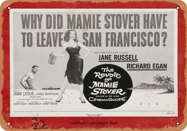 Revolt of Mamie Stover (1956) 1 - Metal Sign