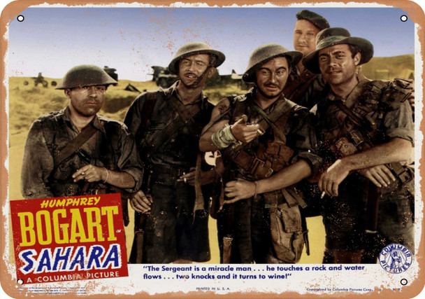 Sahara (1943) 2 - Metal Sign