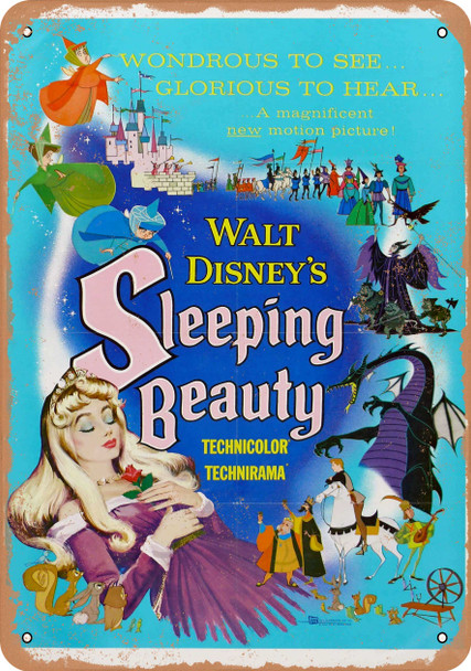 Sleeping Beauty (1959) - Metal Sign