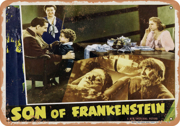 Son of Frankenstein (1939) - 23 - Metal Sign