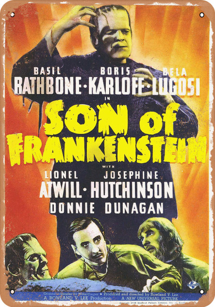 Son of Frankenstein (1939) - Metal Sign