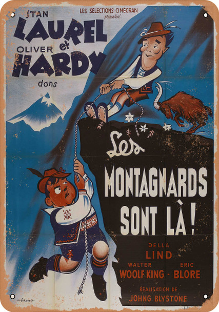 Swiss Miss (1938) - Metal Sign