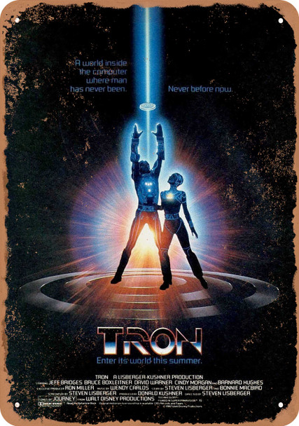 Tron (1982) - Metal Sign