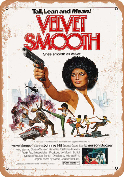 Velvet Smooth (1976) - Metal Sign Velvet Smooth (1976) - Metal Sign