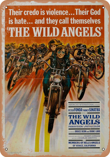 Wild Angels (1966) - Metal Sign