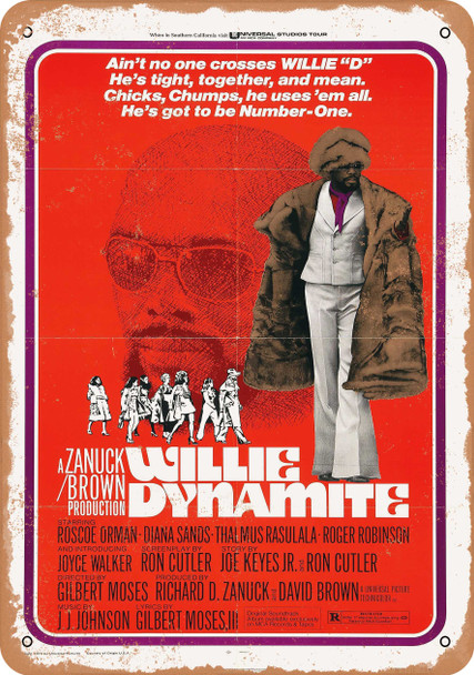 Willie Dynamite (1974) - Metal Sign