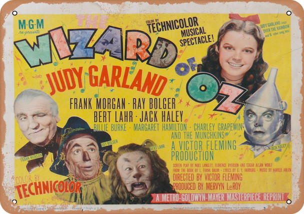 Wizard of Oz (1939) 3 - Metal Sign