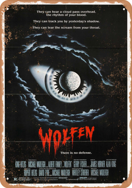 Wolfen (1981) - Metal Sign