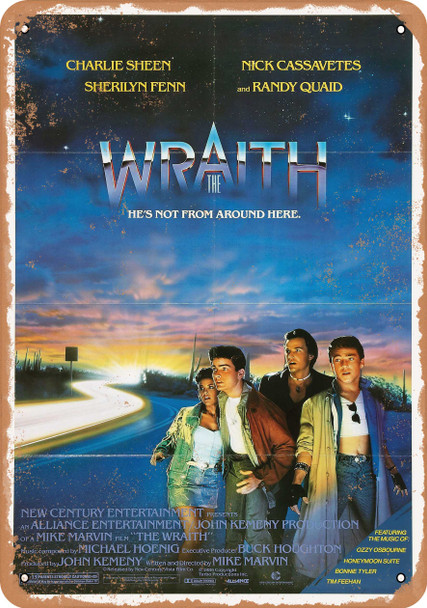 Wraith (1986) - Metal Sign