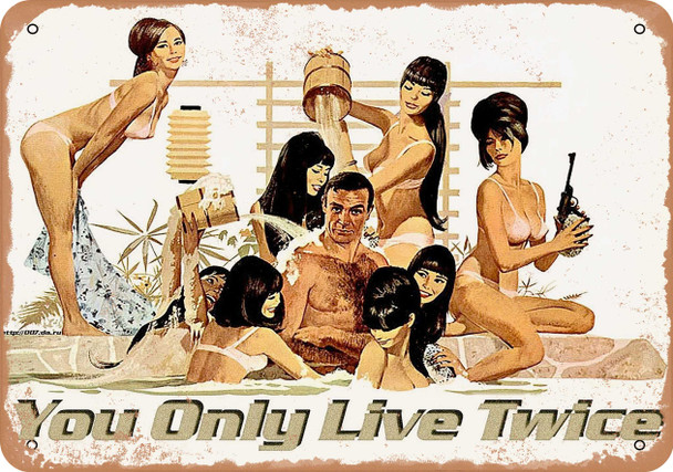 You Only Live Twice (1967) 1 - Metal Sign