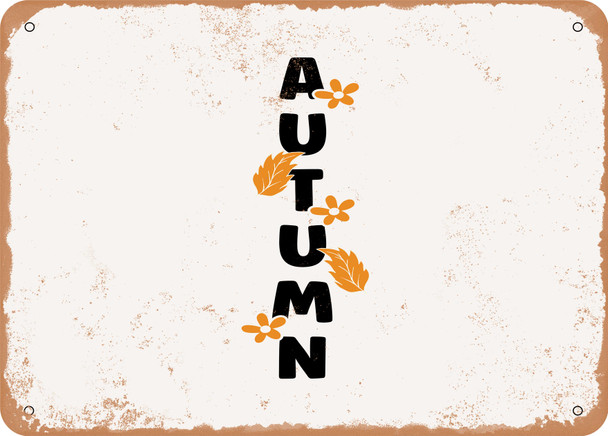 Autumn - 2 - Metal Sign