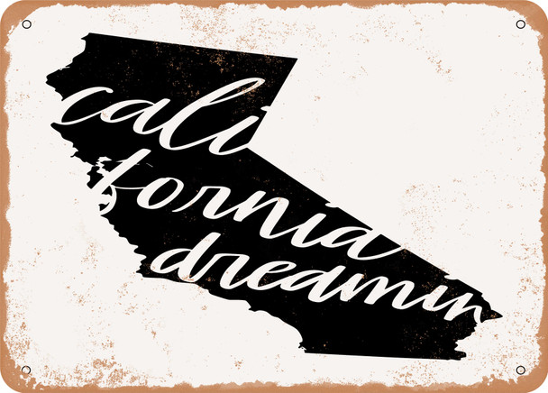 California Dreamin - Metal Sign