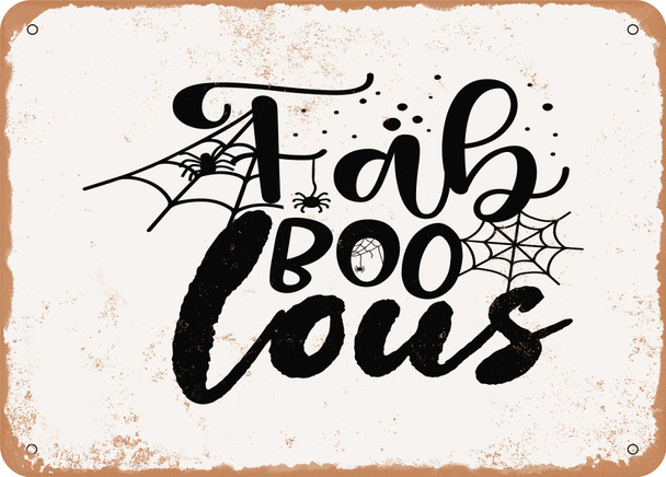 Fab Boo Lous - 2 - Metal Sign