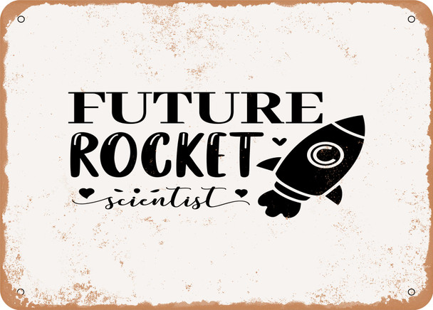 Future Rocket Scientist - Metal Sign Future Rocket Scientist - Metal Sign