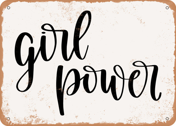 Girl Power - Metal Sign