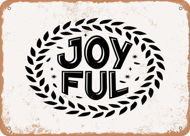 Joy Ful - 3 - Metal Sign