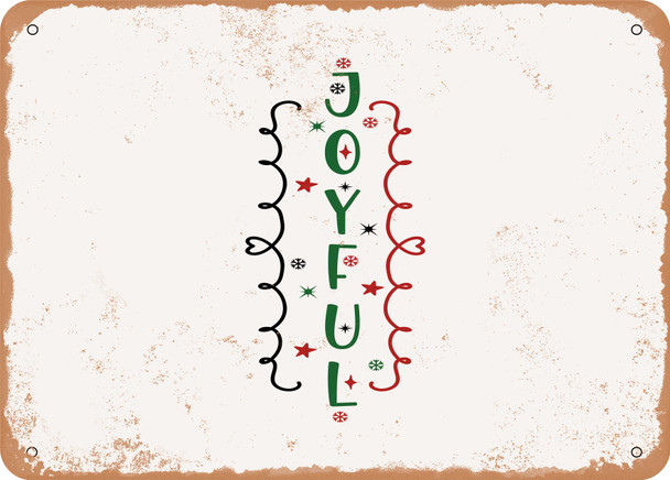 Joyful - 2 - Metal Sign