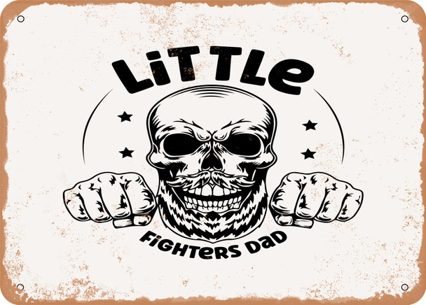 Little Fighters Dad - Metal Sign