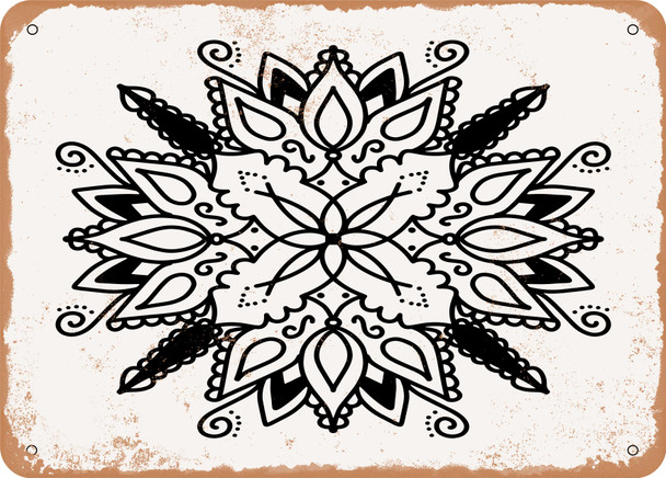 Mandala1 - Metal Sign