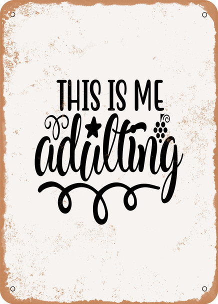 This is Me Adulting  - Metal Sign