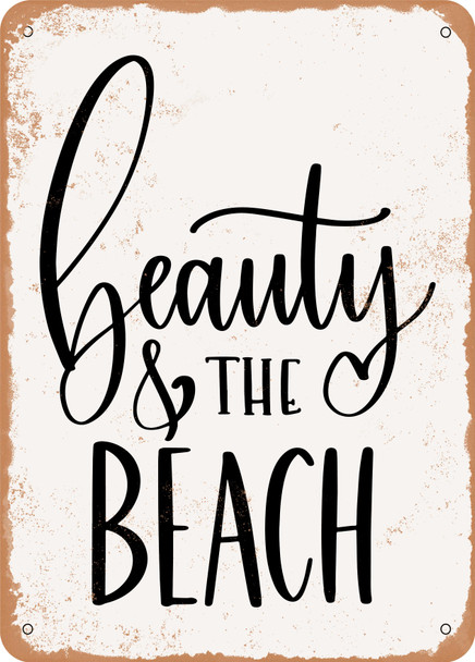 Beauty and the Beach - 3  - Metal Sign