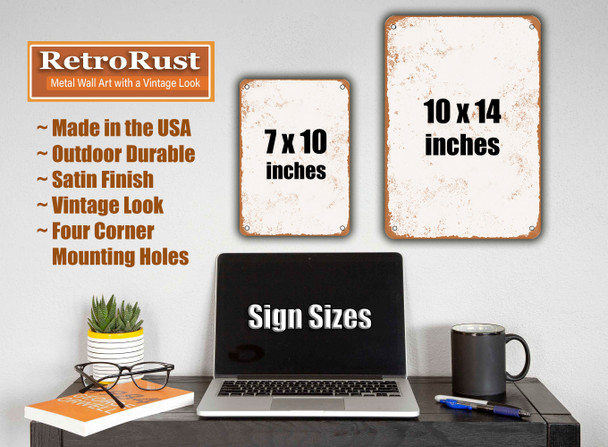 Deadlifts For Donuts  - Metal Sign