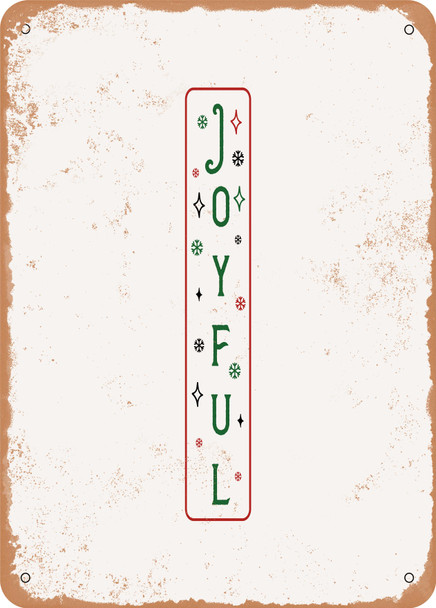 Joyful  - Metal Sign