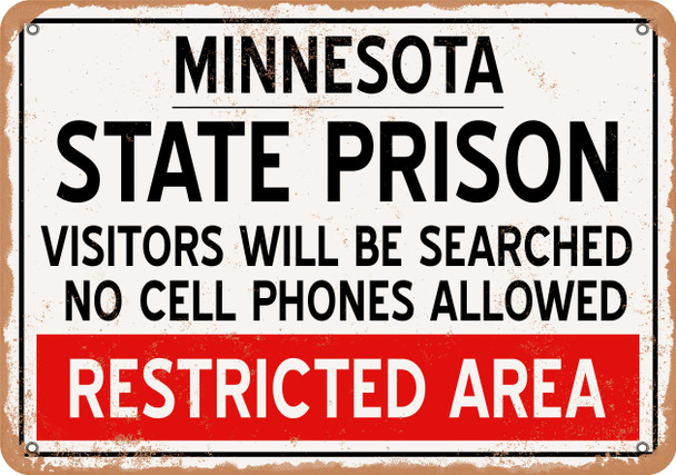 State Prison of Minnesota Reproduction - Metal Sign