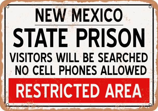 State Prison of New Mexico Reproduction - Metal Sign