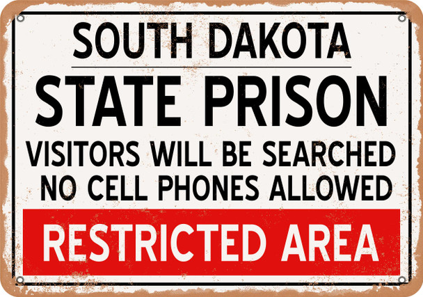 State Prison of South Dakota Reproduction - Metal Sign